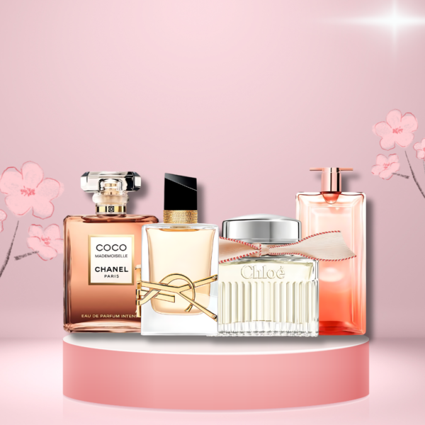 Set de 4 Perfumes Dior Jadore + La Vie Est Belle + Chanel N5 + Mon Paris 100ML