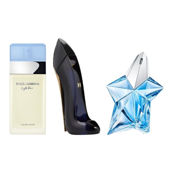 Set de 3 Perfumes Light Blue + Good Girl + Angel 100ml - Image 2