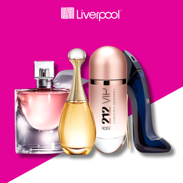 Set de 4 Perfumes J'adore + 212 VIP Rosé + La Vie Est Belle + Good Girl 100ml