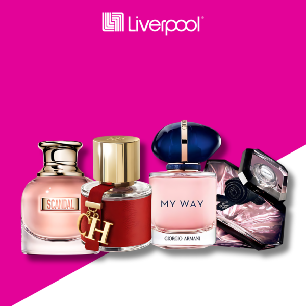 Set de 4 Perfumes Carolina Herrera CH + Scandal + Trésor + My Away 100ml