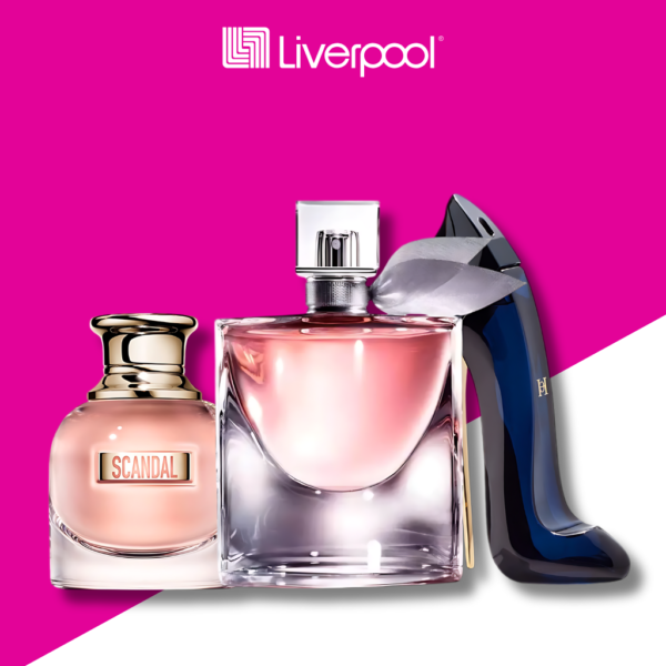 Set de 3 Perfumes Good Girl + La Vie Est Belle + Scandal 100ml