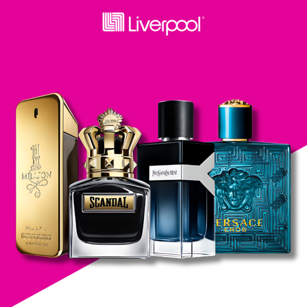 Set de 4 Perfumes One Million + Scandal + Y Yves Saint Laurent + Eros Versace 100ml